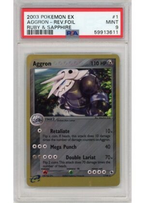 Aggron 1/109 Reverse Foil PSA 9