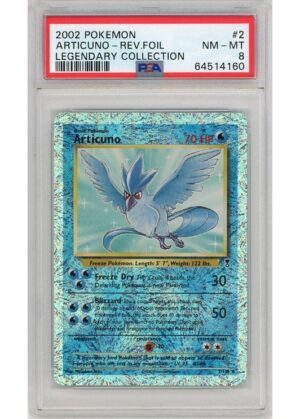 Articuno 2/110 Reverse Foil PSA 8