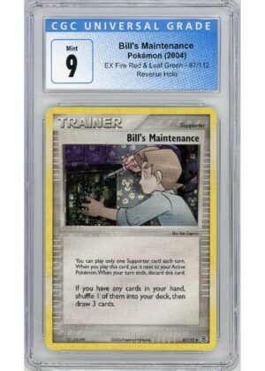 Bill's Maintenance 87/110 Reverse Foil CGC 9