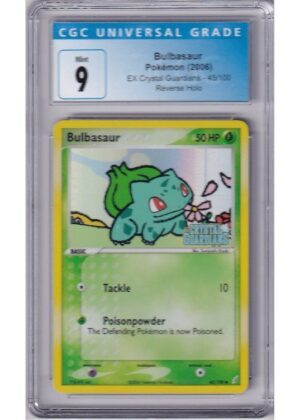 Bulbasaur - 45/100 - Reverse Foil - CGC 9