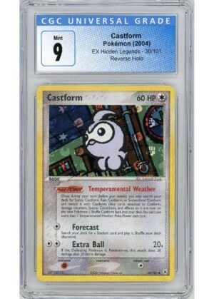 Castform 30/101 Reverse Foil CGC 9