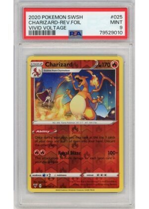 Charizard - 025/185 - Reverse Foil - PSA 9