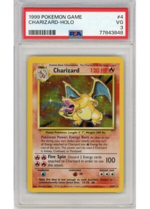 Charizard 4/102 PSA 3
