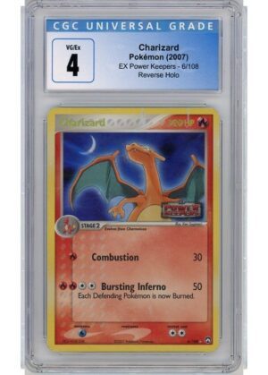Charizard - 6/108 - Reverse Foil - CGC 4