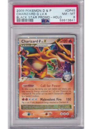 Charizard G LV.X DP45 PSA 8