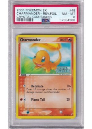 Charmander 48/100 Reverse Foil PSA 8