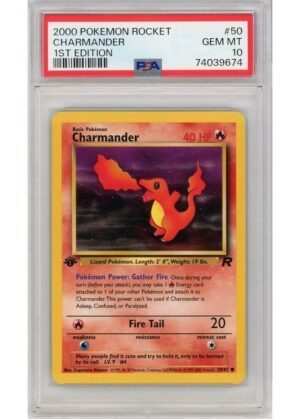 Charmander 50/82 1st Edition PSA 10