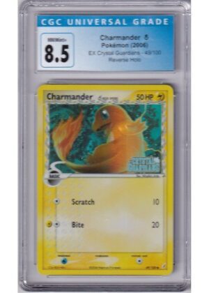 Charmander δ 49/100 Reverse Foil CGC 8.5
