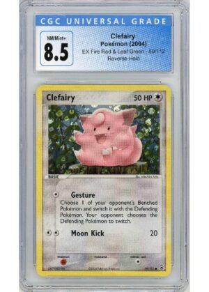 Clefairy 59/110 Reverse Foil CGC 8.5