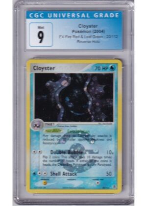 Cloyster 20/112 Reverse Foil CGC 9