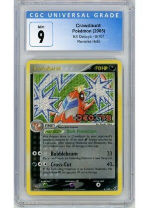 Crawdaunt 6/107 Reverse Foil CGC 9