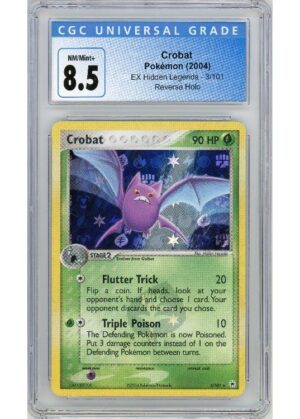 Crobat 3/101 Reverse Foil CGC 8.5
