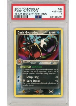 Dark Gyarados - 36/109 - PSA 8