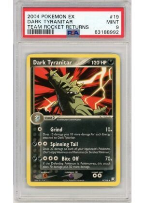 Dark Tyranitar - 19/109 - PSA 9
