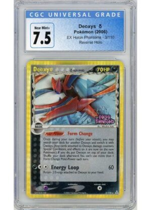 Deoxys δ - 3/110 - Reverse Foil - CGC 7.5