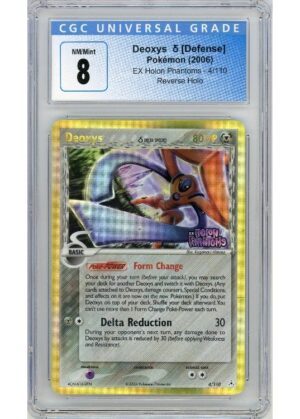 Deoxys δ - 4/110 - Reverse Foil - CGC 8