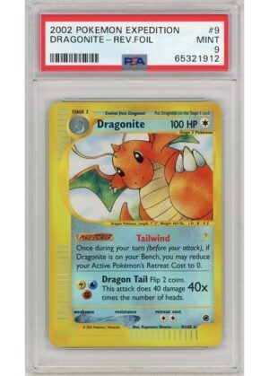 Dragonite 9/165 Reverse Foil PSA 9