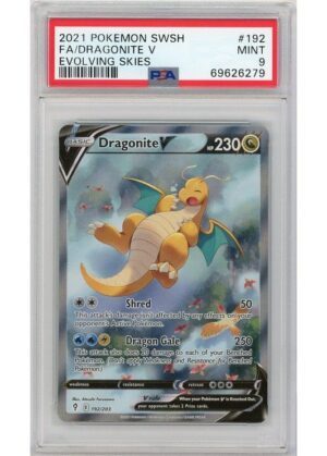 Dragonite V - 192/203 - PSA 9