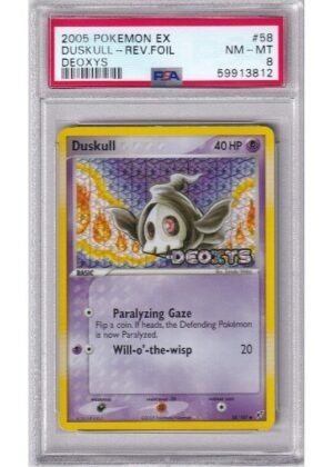Duskull 58/107 Reverse Foil PSA 8
