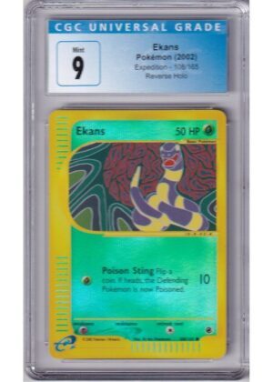 Ekans 108/165 Reverse Foil CGC 9