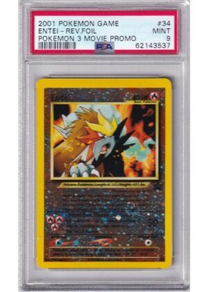 Entei 34 Reverse Foil PSA 9
