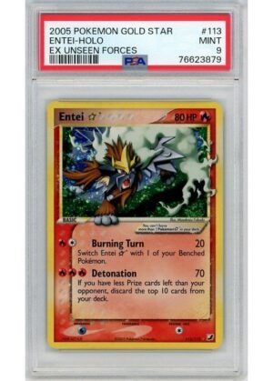 Entei * (Goldstar) 113/115 PSA 9