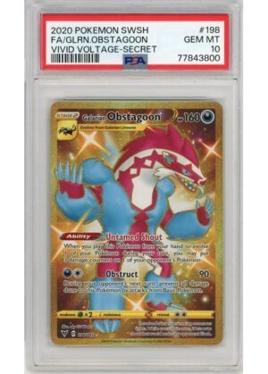 Galarian Obstagoon 198/185 PSA 10