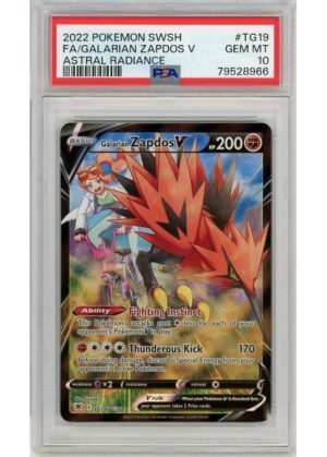 Galarian Zapdos V TG19/TG30 PSA 10