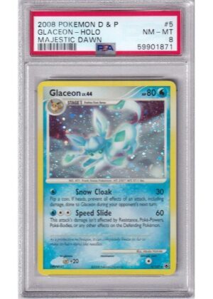 Glaceon 5/100 PSA 8