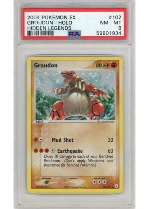 Groudon 102/101 PSA 8