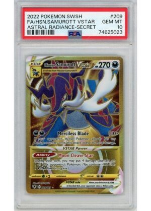 Hisuian Samurott VSTAR 209/189 PSA 10