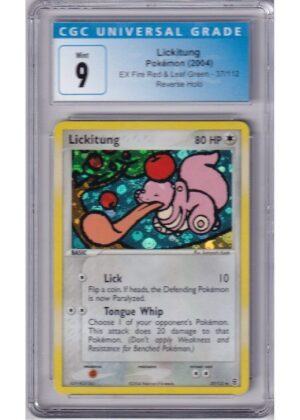 Lickitung 37/112 Reverse Foil CGC 9