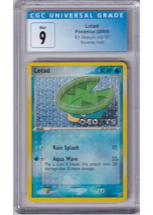 Lotad 63/107 Reverse Foil CGC 9