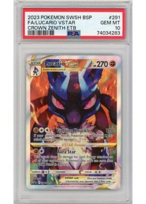 Lucario VSTAR swsh291 PSA 10