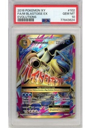 M Blastoise EX 102/108 PSA 10