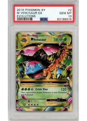 M Venusaur EX 2/108 PSA 10