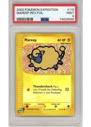 Mareep 119/165 Reverse Foil PSA 9