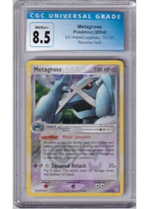 Metagross 11/101 Reverse Foil CGC 8.5