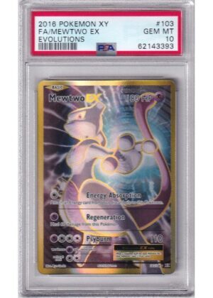 Mewtwo EX 103/108 PSA 10