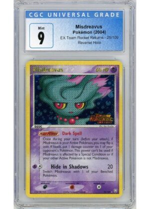 Misdreavus - 25/109 - Reverse Foil - CGC 9