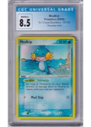 Mudkip 57/100 Reverse Foil CGC 8.5