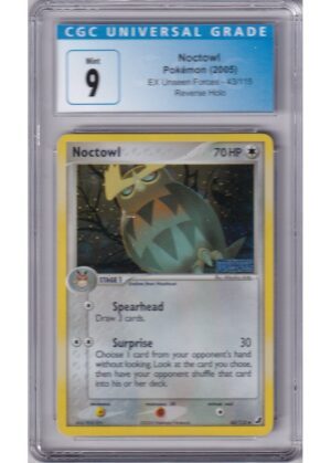 Noctowl - 43/115 - Reverse Foil - CGC 9