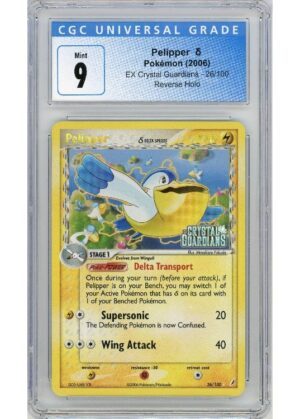 Pelipper δ - 26/100 - Reverse Foil - CGC 9