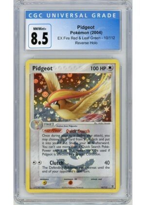 Pidgeot 10/112 Reverse Foil CGC 8.5