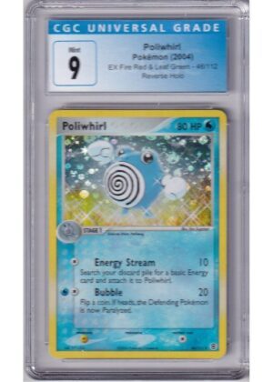 Poliwhirl 46/112 Reverse Foil CGC 9