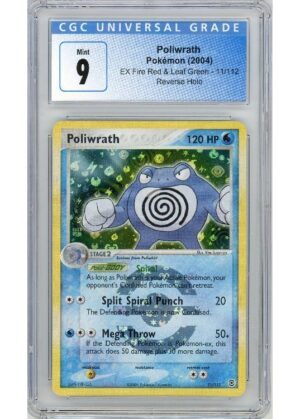 Poliwrath - 11/110 - Reverse Foil - CGC 9