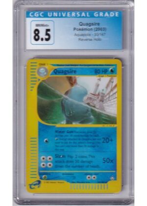 Quagsire 30/147 Reverse Foil CGC 8.5