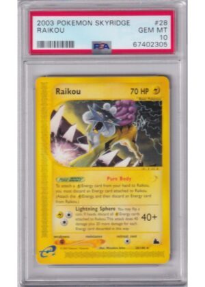 Raikou 28/144 PSA 10