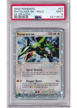 Rayquaza ex 97/97 PSA 9