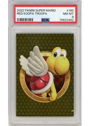 Red KoopamTroopa (Panini Super Mario) 160 PSA 8